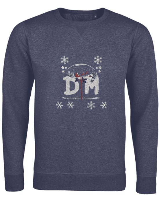 Sweat-shirt Depeche Mode: Christmas #2 (bleu chiné)
